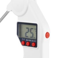 Taschenthermometer Easy Temp Farbcodiertes weißes Thermometer von Hygiplas