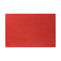 Hygiplas LDPE Schneidebrett rot 45x30x1cm 2