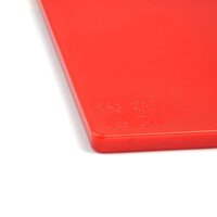 Hygiplas LDPE Schneidebrett rot 45x30x1cm 3