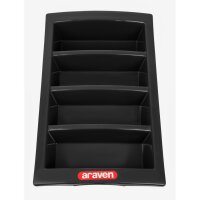 Araven stapelbarer Besteckkasten 4 Fächer 2