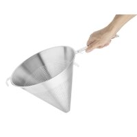 Vogue Spitzsieb Edelstahl 25cm 3