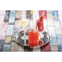 Olympia rundes Serviertablett Edelstahl 30,5cm 2