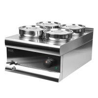 Lincat Silverlink 600 Bain-Marie BS4W 4x 4,5L 3