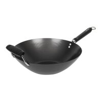 Antihaftbeschichteter Wok mit flachem Boden 35,5cm