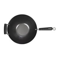 Antihaftbeschichteter Wok mit flachem Boden 35,5cm