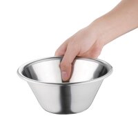 Vogue Teigschüssel konisch Edelstahl Durchmesser 15cm 0