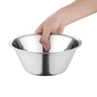 Vogue Teigschüssel konisch Edelstahl 1L 3