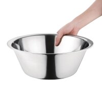 Vogue Teigschüssel konisch Edelstahl 5 Liter 3