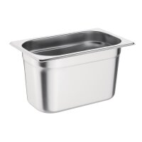 Vogue GN-Behälter Edelstahl 15cm GN1/4