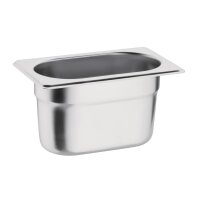 Vogue GN-Behälter Edelstahl 10cm GN1/9