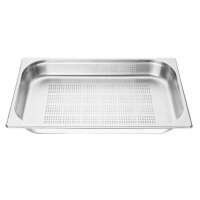 Vogue GN-Behälter Edelstahl 6,5cm GN1/1 gelocht