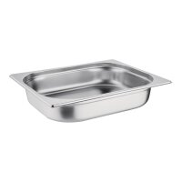 Vogue GN-Behälter Edelstahl 6,5cm GN1/2