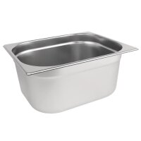 Vogue GN-Behälter Edelstahl 15cm GN1/2