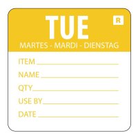 Hygiplas Farbcodesticker Dienstag (500 Stück)