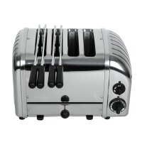 Dualit Kombi-Toaster 42174 Edelstahl 4 Schlitze