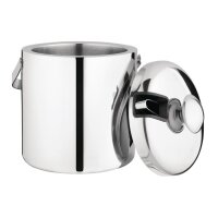 Eiseimer mit Deckel und Zange 1,23L 2