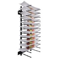 Jackstack Wandmodel Tellerregal für 12 Teller