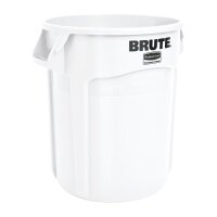 Rubbermaid BRUTE Abfalleimer weiß 75,7L