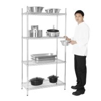 Vogue 4 Reihen Drahtregal Kit 915x460mm