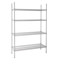 Vogue 4 Reihen Drahtregal Kit 1220x460mm