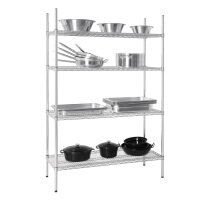 Vogue 4 Reihen Drahtregal Kit 1220x460mm