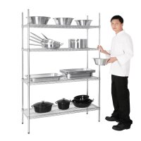 Vogue 4 Reihen Drahtregal Kit 1220x460mm
