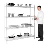 Vogue 4 Reihen Drahtregal-Kit 1525x460mm
