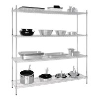 Vogue 4 Reihen Drahtregal-Kit 1830x460mm