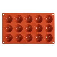 Pavoni Formaflex Silikon Halbkugelform 15 Stück 2