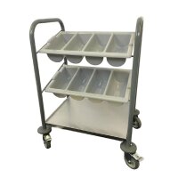Craven Stahl Besteckwagen