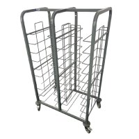 Craven Tablettwagen Stahl 20 Tabletts