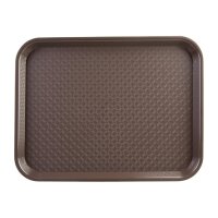Olympia Kristallon Fast-Food-Tablett braun 41,5 x 30,5cm 2