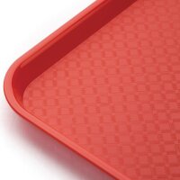 Olympia Kristallon Fast-Food-Tablett rot 41,5 x 30,5cm 3