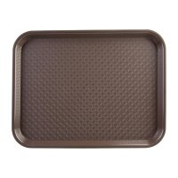 Olympia Kristallon Fast-Food-Tablett braun 45 x 35cm 2
