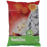 Bolsius Teelichter 4 Std. (100 Stück)