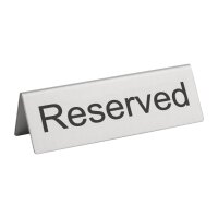 Olympia Tischschilder Reserviert Edelstahl (10 Stück) 2