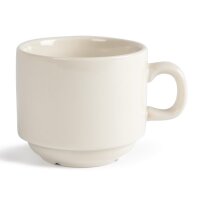 Olympia Ivory stapelbare Teetassen 21,3cl (12 Stück) 2