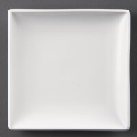 Olympia Whiteware quadratische Teller 24 gallery