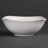 Olympia Whiteware abgerundete quadratische Schalen 18cm (12 