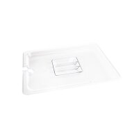 Vogue Polycarbonat Deckel mit Löffelaussparung GN1/2