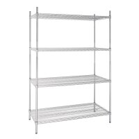 Vogue 4 Reihen Drahtregal Kit 1220x610mm