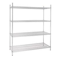Vogue 4 Reihen Drahtregal-Kit 1525x610mm