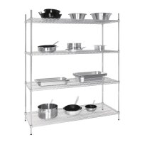 Vogue 4 Reihen Drahtregal-Kit 1525x610mm