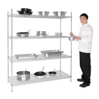 Vogue 4 Reihen Drahtregal-Kit 1525x610mm