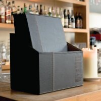 Securit Moderne Menümappen und Aufbewahrungsbox A4 schw