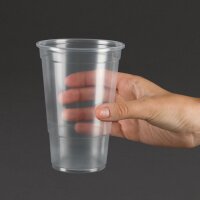 eGreen Einweggläser 57cl bis zum Rand (1000 Stück)