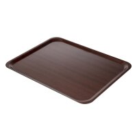 Cambro Capri laminiertes Serviertablett Mahagoni 46x36cm 2