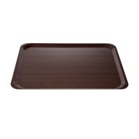 Cambro Capri laminiertes Serviertablett Mahagoni 46x36cm 3