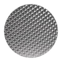 Bolero runder Bistrotisch Edelstahl 1 Bein 60cm