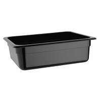 Vogue GN-Behälter GN1/2 schwarz 100mm